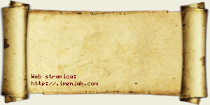 Jakov Trmčević vizit kartica